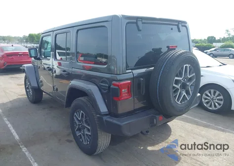 2025 Jeep Wrangler 4-Door Sahara 4X4 from USA, damaged, VIN 1C4PJXEN5SW525130